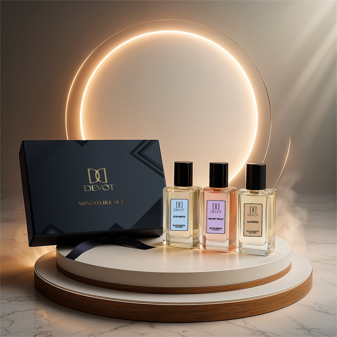 MAVERIC, ICEBERG  & HEARTBEAT MINIATURE SET – LONG LASTING PERFUMES